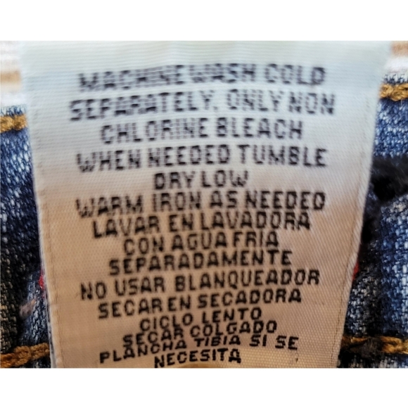 Mossimo Women's Jeans Stretch Blue Size 15 Boot Cut Wide Leg Flattering Retro - Picture 11 of 11